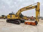 Used Komatsu in yard